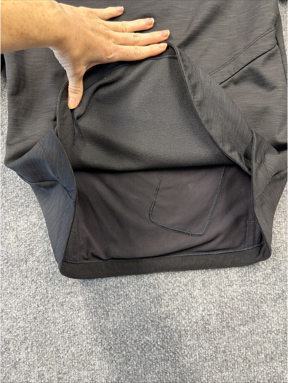 Athleta Black Hooded Xs Extra Layer Pullover Hoodie - Picture 13 of 13